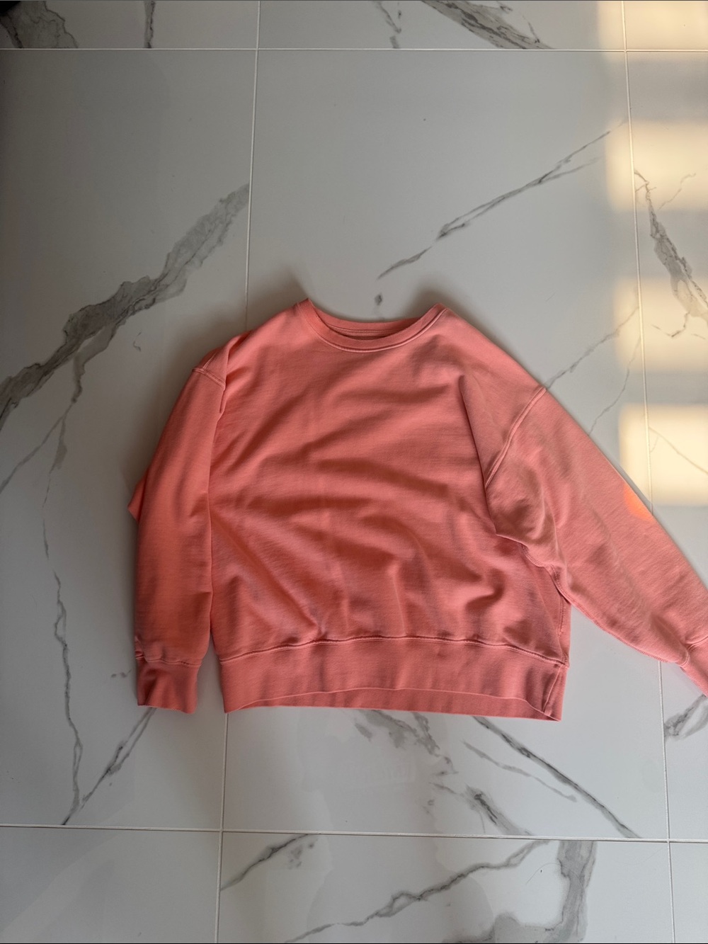 American Eagle Outfitters Coral Crewneck Sweater